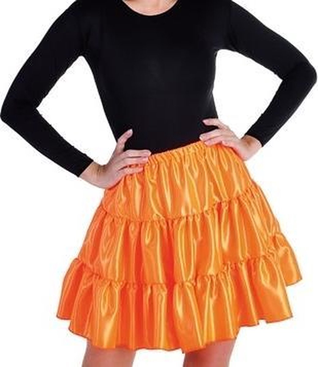 100% NL & Oranje Kostuum | Dans En Ballet Rok Selena Oranje Meisje | Maat 116 | Carnaval kostuum | Verkleedkleding